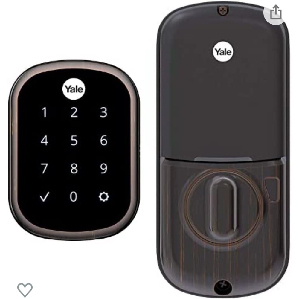 Yale Assure Lock SL - Key-Free Touchscreen Door Lock in Bronze